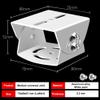 FINXRoll CCTV Security Camera Universal Pole Mounting Mount Bracket Adapter for PTZ Dome Surveillance Camera (2D Bracket UP&Down) view 4