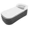 DYNAMI Inflatable Bathtub for Adults, Thickened PVC Portable Free-Standing Blow Up Bathtub Foldable SPA Bathtub for Home,with Electric Air Pump (59.8 * 32.3 * 22.4in,Dark Grey) view 1