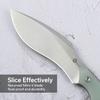CIVIVI Vaquita II Neck knife, Small Full Tang Fixed Blade Knife with 3.2" Nitro-V Blade Natural G10 Handle, Mini Kuri Knife with a Kydex sheath and a Chain, Designed by Nate Matlack C047C-2 view 4