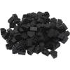 AKOAK 50 Pieces Black Ethernet Hub Interface Protector RJ45 Anti-Moisture Cover Protected Plug Protected Network Jack Ethernet Port Cap Switch Interface view 1