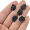 AKOAK 50 Pieces Black Ethernet Hub Interface Protector RJ45 Anti-Moisture Cover Protected Plug Protected Network Jack Ethernet Port Cap Switch Interface view 4