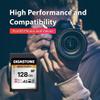 5-Years Data Recovery GIGASTONE 128GB SD Card 2-Pack, 4K Camera Pro MAX, A2 4K SDXC Memory Card High Speed 4K UHD Video Compatible with Canon Kodak Digital Camera, with 2 Mini case view 4
