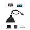 HDMI 3 in 1 Out, 4K HDMI Splitter 3 in 1 Out for HDTV, HDMI 3 Port Video er with Status Indicator, for DVD, STB, PC, DV, DLP Video Projector view 3