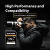 5-Years Data Recovery GIGASTONE 512GB SD Card, 4K Camera Extreme, A2 V30 U3 C10 SDXC Memory Card High Speed, Compatible with Canon Kodak Olympus Digital Camera view 4