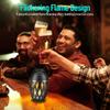 INSSISAIN 2 Pack Outdoor Bluetooth Speakers Waterproof Wireless, Birthday Gifts for Men Dad, LED Flame Ambient Light, Camping Patio Accessories, Unique Gifts for Him Husband Boyfriend Dad Gifts view 2