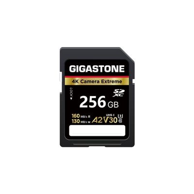 5-Years Data Recovery GIGASTONE 256GB SD Card, 4K Camera Extreme, A2 V30 U3 C10 SDXC Memory Card High Speed, Compatible with Canon Kodak Olympus Digital Camera