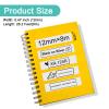 NineLeaf 2 Pack Compatible for XR-12SR XR12SR XR-12SR2S XR12SR2S 12mm 1/2'' Black on Silver Label Tape LT for EZ Label Printer KL-60 KL-60SR KL-100 KL-120 KL-130 view 3