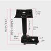 Speaker Bracket Speaker Wall Mount Bracket Adjustable Angle Surround Speaker Bracket Ceiling Speaker Bracket Office Living Room Conference Room Speaker Bracket Speaker Stand view 2