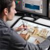 GLDDFDG LED Light Box Light Pad Ultra Thin Adjustable Brightness Touch Dimmer Button Light Pad Copy Board, for Artists Designing, Animation, Sketching, Stenciling X-Ray Viewing,A0 view 2