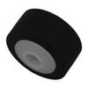 5 Pcs Inner Dia 0.1Inch Rubber Bearing Roller Guide Pulley Bearing Wheel Pinch Roller for Audio Radio Tape Recorder view 2