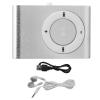 plplaaoo MP3 Player,Portable Digital Music Media Player, Mini MP3 BackClip Player with Earphone and USB Cable for Walking Running Light and Portable(Silver) view 1