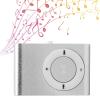 plplaaoo MP3 Player,Portable Digital Music Media Player, Mini MP3 BackClip Player with Earphone and USB Cable for Walking Running Light and Portable(Silver) view 4