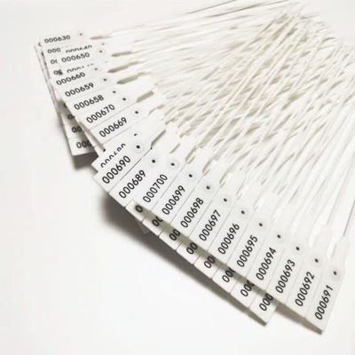 290mm Plastic Seals Flag Security Container (White)