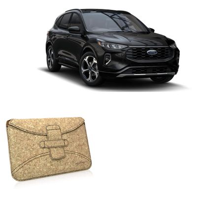 BoxWave Case Compatible with Ford 2023 Escape Display (8 in) - Quorky Pouch, Durable, Lightweight Cork Envelope Sleeve Cover