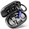 SGNICS for Doogee S89 Bluetooth 5.1 Headphones with Dual LED Digital Display 42Hrs Playtime, IP7 Waterproof Running Headphones with Earhooks & Mic view 1