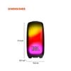 JBL Pulse 5 Portable Bluetooth Speaker with Dazzling Light Show - Black (Renewed) view 3