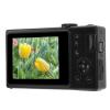 4K Digital Camera, 4X Zoom Face Detection Multifunction Camera 4K Vlogging Selfie Camera Dual Screen Prevent Shake for Beginners for Outdoors for Kids for Travel (Black) view 4