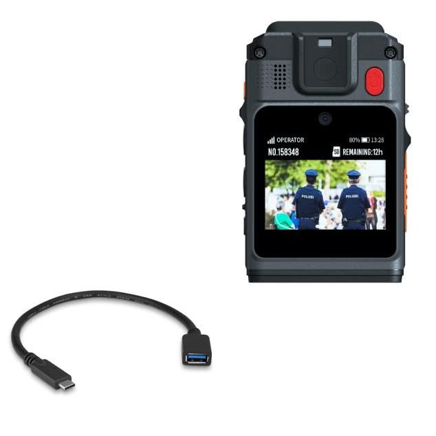 BoxWave Cable Compatible with Hytera SC580 - USB Expansion Adapter, Add USB Connected Hardware to Your Phone