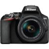 Nikon D3500 24.2MP DSLR Digital Camera with AF-P DX 18-55mm Lens (1590) Deluxe Bundle with Sandisk 64GB SD Card + Large Camera Bag + Filter Kit + Spare Battery + Telephoto Lens + More (Renewed) view 2