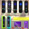3Pack Case for Roku Remote, Cover for TCL Roku TV Steaming Stick/Hisense/Express Replacement Controller Universal Silicone Sleeve Skin Glow in The Dark Purple Blue White view 2
