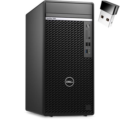 Dell OptiPlex 7000 Business Tower Desktop Computer, 12th Gen Intel 12-Core i7-12700, 64GB DDR5 RAM, 4TB PCIe SSD, WiFi 6, Bluetooth, DisplayPort, Keyboard and Mouse, Windows 11 Pro