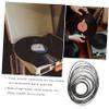 SHOWERORO 2 Packs Tape Recorder Belt Cassette Tape Repair Belt Recorder Repair Belt Cassette Belt Recorder Cassette Maintenance Belt Turntable Belt Replacement Square Audio Tape Rubber view 3