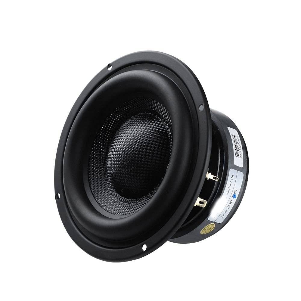 CHOOYO 5.25 Inch Subwoofer Speaker 4 8 Ohm 60W Woofer Audio Modification Deep Bass Bookshelf Loudspeaker for Home Theater DIY 1P (Color : 8 Ohm, Size : 5.25")