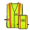 TopTie Custom Your Logo Two-tone Bright Traffic Work Construction High Reflective Safety Vest-Neon Yellow