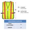 TopTie Custom Your Logo Two-tone Bright Traffic Work Construction High Reflective Safety Vest-Neon Yellow view 4