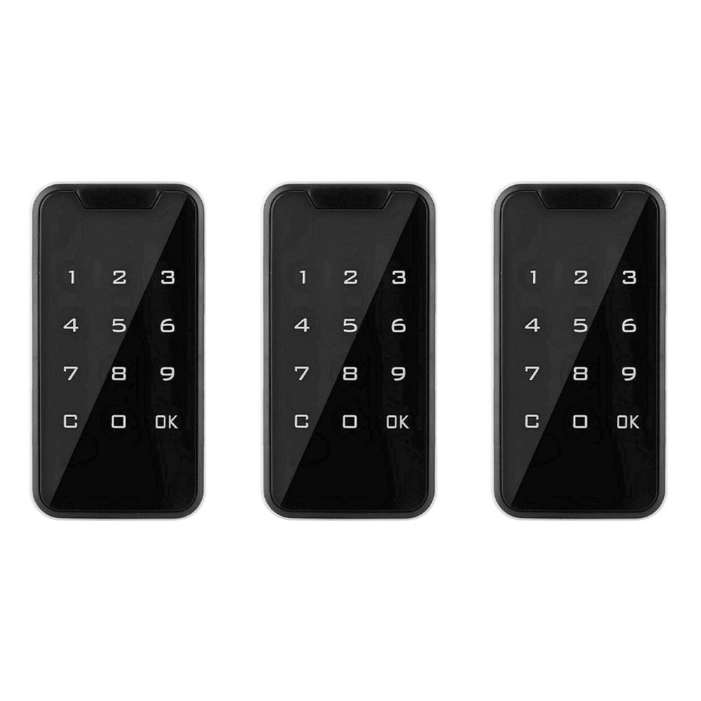 Bumdenuu 3X Electronic Smart Digital Electronic Door Lock Fingerprint Password Keyless Keypad