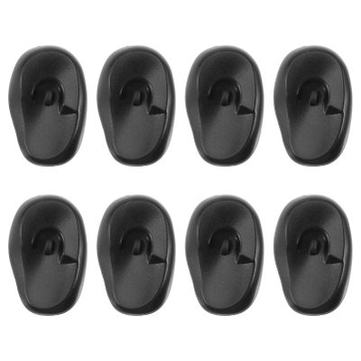 KALLORY 8pcs Silicone Ear Covers for Hair Dyeing Ear Protectors for Salon and Home Use Earmuffs for Hair Treatments and Showers