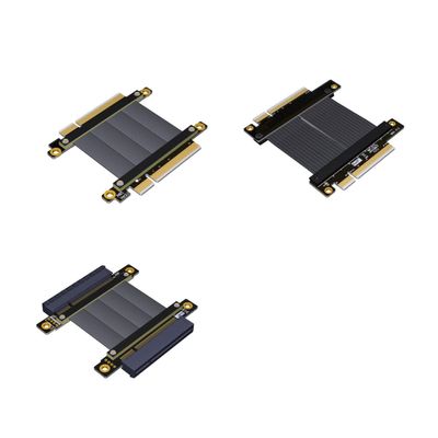 ADT-Link PCI-Express 4.0/3.0 8X to pcie x8 Jumpers Riser Extension Cable Graphics Cards Male-Male Female-Female pcie Riser Cable (10cm, R88FF(3.0 Tx to Tx))