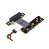 ADT-Link M.2 NVMe to PCI-Express x4 Turn Right Turn Left 4X to M.2 NVMe M Key 2280 Riser Card Gen3.0 Extender Line 32G/BPS (30cm, R42UR) view 1