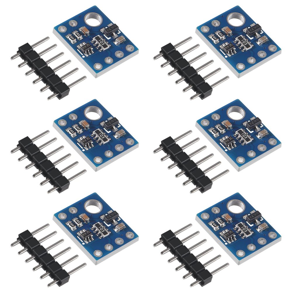 ACEIRMC 6pcs VL53L0X Laser Ranging Sensor Module GY-530 VL53L0X Time-of-Flight (ToF) Laser Ranging Sensor Breakout 2.8-5V I2C IIC Interface Communication for Arduino
