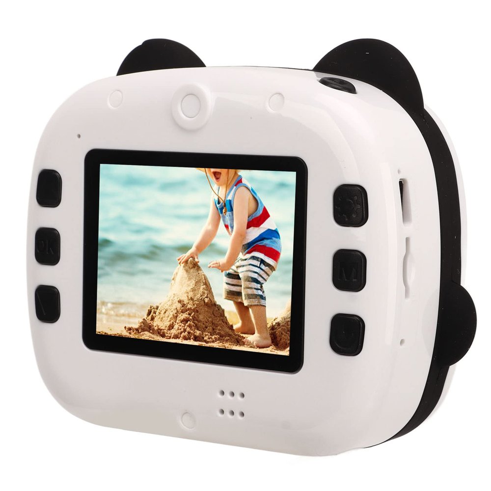 Kids Immediate Camera, Kids Print Camera, 12MP 8X Zoom HD Digital Thermal Print Camera with 2.4 inch Eye Screen, Birthday Gifts for Kids