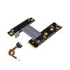 ADT-Link M.2 NVMe to PCI-Express x4 Turn Right Turn Left 4X to M.2 NVMe M Key 2280 Riser Card Gen3.0 Extender Line 32G/BPS (15cm, R42UL) view 1