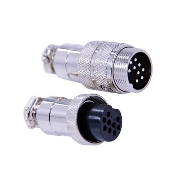 10pcs GX20 Connector 9 Pin Male Female Straight Plug Circular