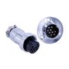 10pcs Aviation GX20 Connector 9 Pin Male Female Plug and Socket Straight Flange Mount Connector view 2