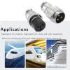 Keisnoaja GX25 3Pin Connector, Metal Circular Docking Plug, Straight Male/Female Wiring, Electrical Connection, Industrial Equipment, for Automation Engineers view 4