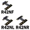 ADT-Link M.2 NVMe to PCI-Express x4 Turn Right Turn Left 4X to M.2 NVMe M Key 2280 Riser Card Gen3.0 Extender Line 32G/BPS (5cm, R42NL) view 3