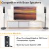 Adjustable Stand for Bose Speaker Stands, for OmniJewel Lifestyle 650, Surround Speaker 700, Floor Speakers Stands for Bose Floor Stand, with OmniJewel Bracket, Black (Pack of 2) view 3