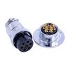 10pcs GX25 Connector 7 Pin Circular Aviation Male Female Straight Connector view 2