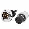 10pcs GX30 Connector 8 Pin Aviation Circular Male Female Electrical Connector view 2