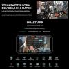 ACCSOON CineView HE Wireless Video Transmission Receiver 2.4-5Ghz Dual Channel Wireless HDMI Transmitter UVC Out for Live Streaming 1080p 60fps 0.06 Latency 1200ft Rangeonly Receiver view 4