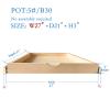 Soft Close Drawer Slides Soft Close Cabinet Drawer Wood Pull Out Tray Drawer Box Kitchen Cabinet Organizer Cabinet Slide Out Shelf Wooden Pull Out Shelf - No Assembly Required (27 "W x 21 "D x 3 "H) view 2