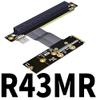 ADT-Link M2 NVMe Converter to PCIE X16 Graphics Card Built-in Adapter M.2 Mkey Extension Card Pci-e 16x Flexible Flat Cable Support Length Customization (30cm, R43MR) view 2
