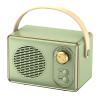 Anliato Retro Bluetooth Speaker, JS-6414, Vintage Portable Wireless Bluetooth 5.0 Speaker with TF Card U Disk AUX, Green view 1
