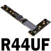 ADT-Link M.2 NVMe SSD Extension Cable Extender PCIe3.0 x4 Full Speed NVMe M-Key STX Extender Turning 90 Degrees Right Angled (20cm, R44UF) view 2
