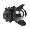 Sea frogs for Sony A7R III V.3 Series FE12-24mm f4g UW Camera housing kit with 6" Dome Port V.10 (and Standard Port) Zoom Rings for FE12-24 F4 and FE16-35 F4.Black view 1