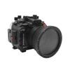 Sea frogs for Sony A7R III V.3 Series FE12-24mm f4g UW Camera housing kit with 6" Dome Port V.10 (and Standard Port) Zoom Rings for FE12-24 F4 and FE16-35 F4.Black view 2